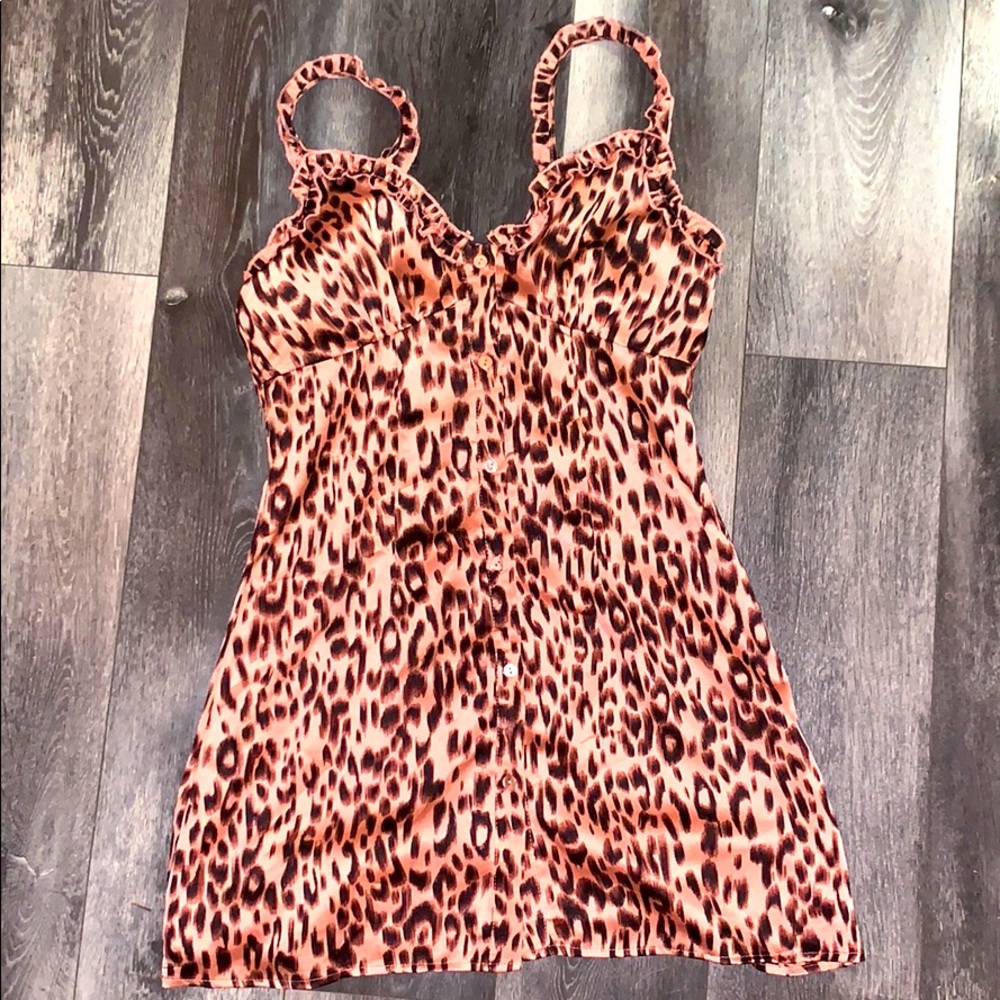 BlueBlush- Pink Leopard Dress
